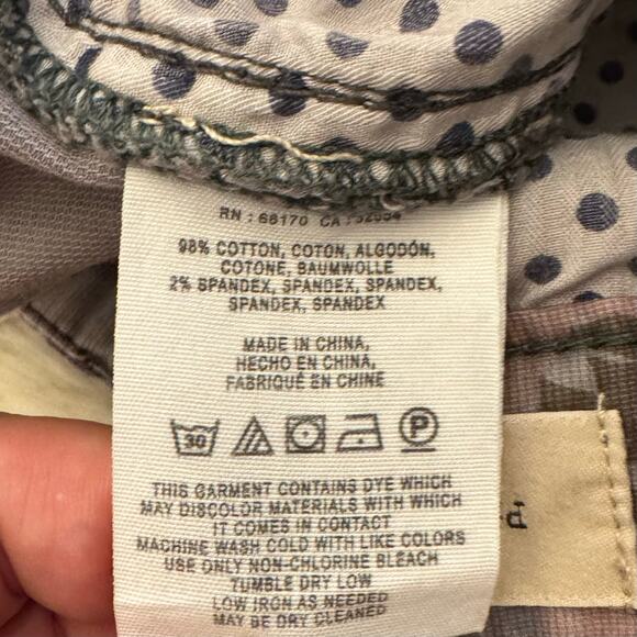 Pilcro and the Letterpress Hyphen Floral Chinos 28 90s - Picture 7 of 12